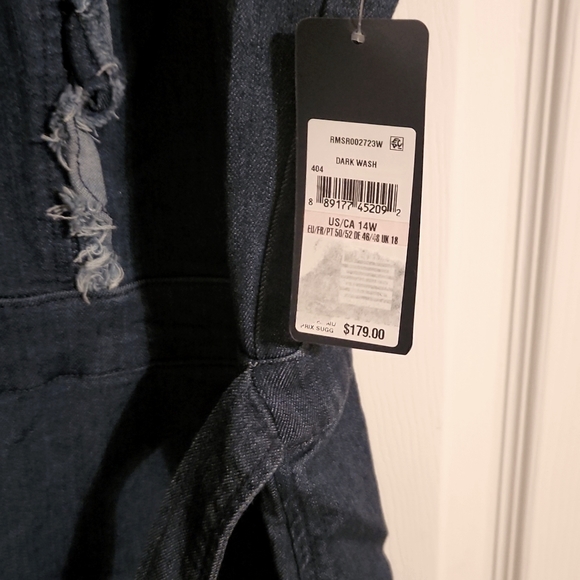 RACHEL Rachel Roy plus size denim jumpsuit - Picture 4 of 8
